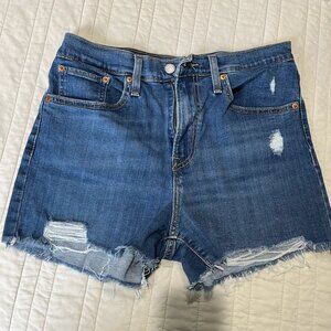 Levi's distressed shorts size 30